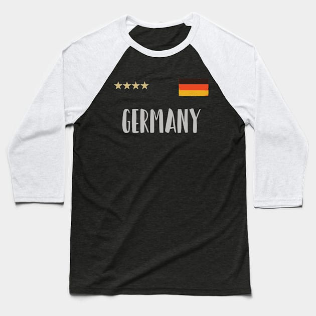 Germany Soccer Football Fan Shirt Flag Baseball T-Shirt by Sal71